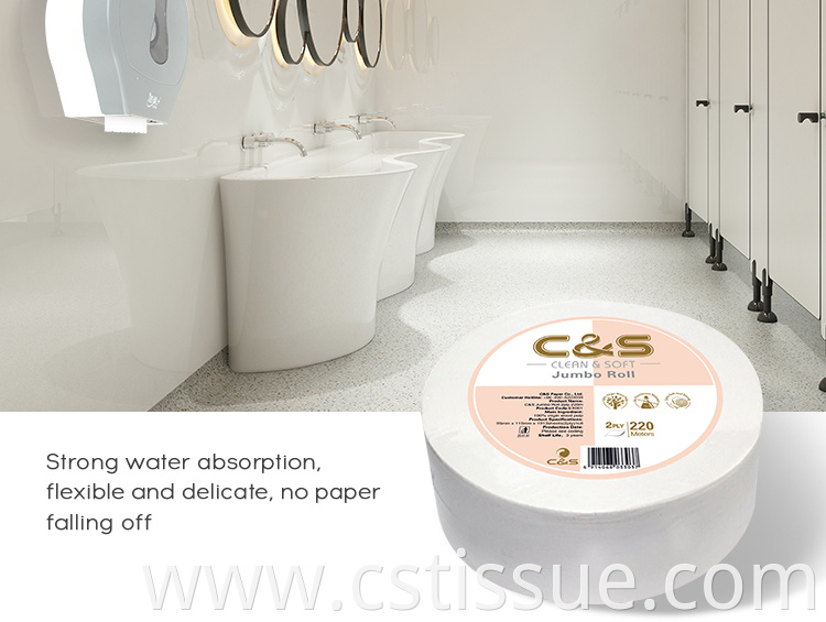 New Product Daily Use Tissue Rolls Jumbo Rolls Toilet Paper Jumbo Roll Tissue